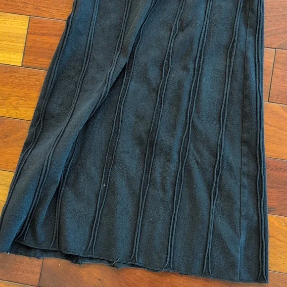 Om Gaia Tree Black Wide Leg Pants Size Medium - Picture 3 of 11